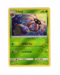 Lileep 10/236 Sm-Cosmic Eclipse Reverse Holo - Tarjeta Pokémon - Imagen 1 de 2