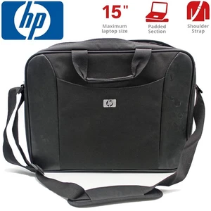 HP KOFFER TASCHE MIT SCHULTERGURT FÜR NOTEBOOK LAPTOP BIS 15" ORIGINAL SCHWARZ - Bild 1 von 5