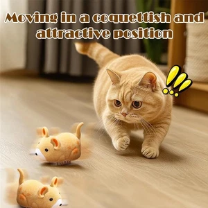 Remote Control Cat Toy Rechargeable Moving Mouse Interactive Toys- J2K1 - Picture 1 of 19