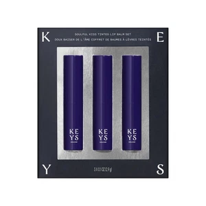 Juego de bálsamo labial tintado Keys Soulcare Soulful Kiss hidrata color puro (PAQUETE DE 3) - Imagen 1 de 4