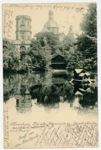 Vintage 1898 Postcard Germany Mannheim Sternwarte Posted Photograph Photo - Picture 1 of 2