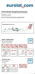 Safety Card - Eurolot - Dash 8 Q400 Next Gen (Poland) (S4857) - Picture 1 of 1