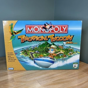 Monopoly Tropical Tycoon & DVD Game Parker Brothers 2007 - NEW FACTORY SEALED - Picture 1 of 7