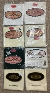 LOT OF 8 BREAD COVERS - 6 CHARLES CRAFT - 2 MCG - 18” X 18” Various Colors NEW - Picture 1 of 11