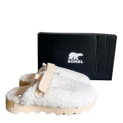 Zueco SOREL VIIBE acogedor zueco sin cordones para mujer talla 9 #B1607 Foto 1 de 4