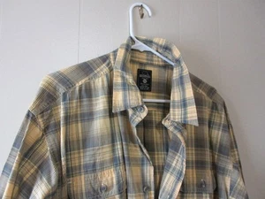 Camisa De Colección Pelirroja Para Hombre Extra Grande XXLT Amarilla A Cuadros Manga Larga Abotonada - Imagen 1 de 9