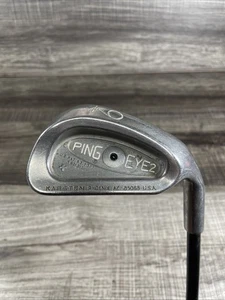 Ping Eye 2 Black Dot 9 Iron RH Graphite 36" Shaft Golf Pride Grip Stiff Flex - Picture 1 of 6