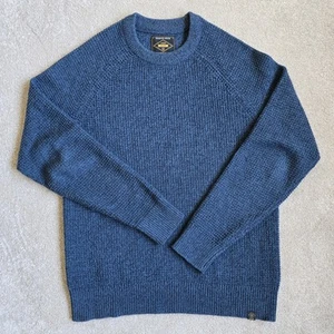 Next Dark Blue Chunky Knit Sweater Jumper Pullover Premium Grade Size M - Picture 1 of 4