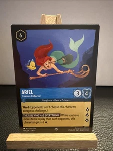 Ariel Treasure Collector Non-Foil 139/204 Lorcana Ursula's Return NM - Picture 1 of 2