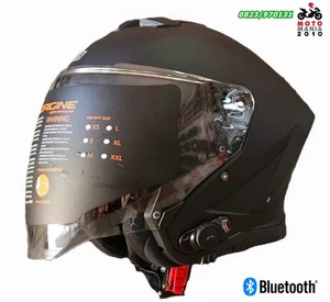 NEW casco jet origine Con Interfono INTEGRATO Bluetooth Aprica Bt TG M 57/58 - Foto 1 di 8