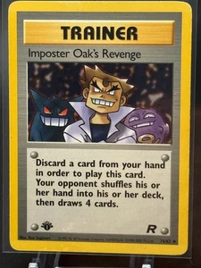 Pokemon Team Rocket's Card - Imposter Oak's Revenge 76/82 - Picture 1 of 2