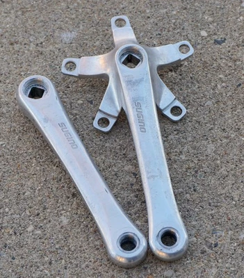 Juego de bielas Sugino de colección 170 110 BCD Old School BMX brazos de biela años 80 Super Maxy Foto 1 de 4