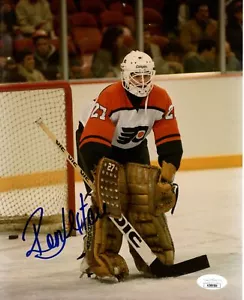 Foto autografiada de Ron Hextall 8x10 de los Philadelphia Flyers JSA - Imagen 1 de 2