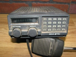 Vintage Relm Plus Mobile Radio #RMV60B, w Mic, HAM - Picture 1 of 9