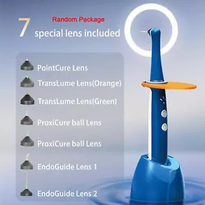 Dental kabelloses kabelloses LED-Härtungslicht 2500mw 1 Sekunde Härtungslampe 7-Punkt-Linse - Bild 1 von 15