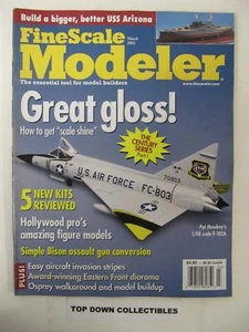 Fine Scale Modeler Magazine    March 2003  Uss Arizona/Great Gloss - Imagen 1 de 2