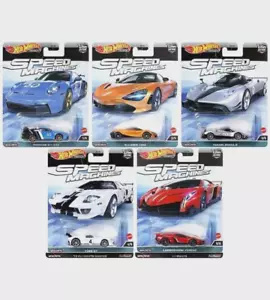 2023 HOT WHEELS PREMIUM CAR CULTURE SPEED MACHINES SET OF 5 - Picture 1 of 1