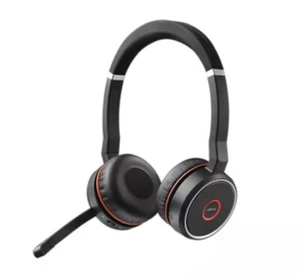 Jabra Evolve 75 HSC040W Wireless Bluetooth Headset Black MS - Picture 1 of 9