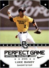 LUKE BANDY 2015 LEAF "1ST EVER PRINTED" PERFECT GAME ROOKIE CARD! 