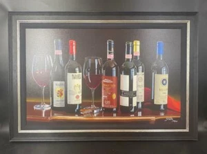 Thomas Stiltz Tasting Italy Giclée auf Leinwand signiert und nummeriert gerahmt - Bild 1 von 1