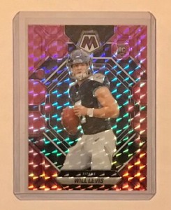 2023 Will Levis Panini Mosaic Rookie RC Pink Mosaic Prizm Titans Card #377