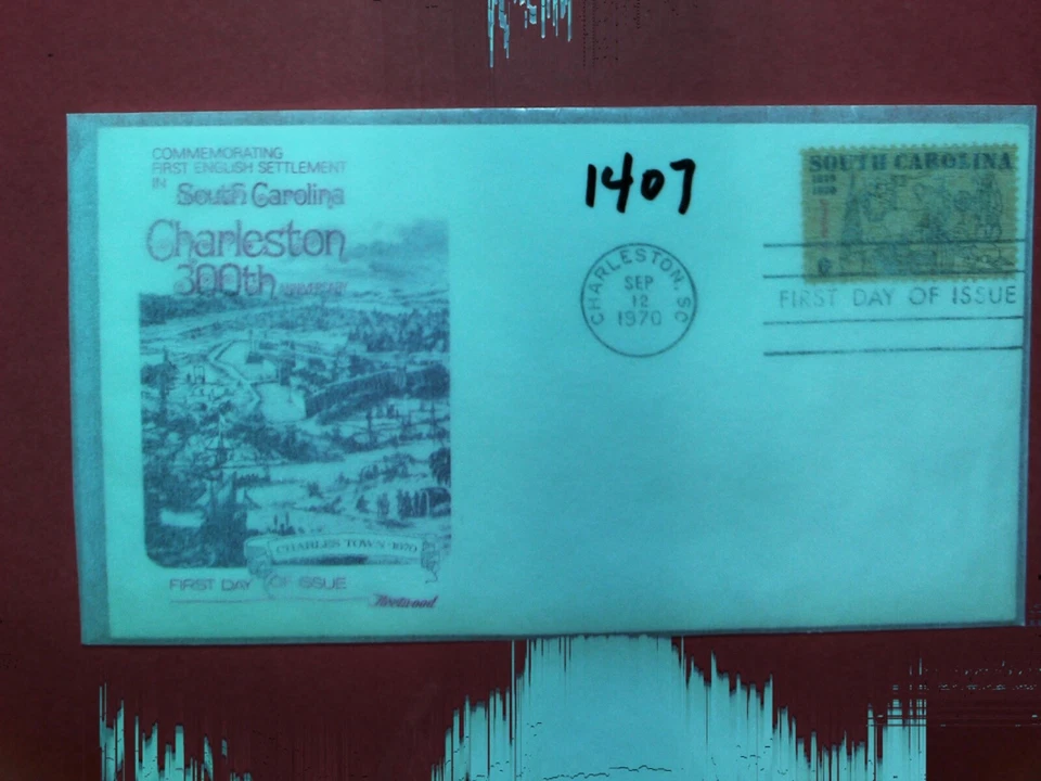 U. S. Stamp FDC # 1407 - South Carolina   - Fleetwood cachet - comb.  shipping - Image 1 of 1