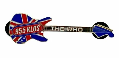 Pin de guitarra Klos 95.5 The Who Radio edición limitada 500 # 8470 Foto 1 de 2