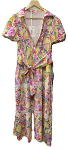 GRACE KARIN Women's Boho Tie Belt Short Puff Sleeve A Line Maxi Dress Size Med - Picture 1 of 5