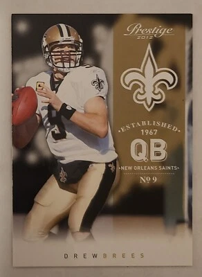 2012 Panini Prestige #114 Drew Brees New Orleans Saints - Image 1 of 2