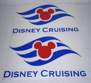 Disney Cruise Line - Pegatina/Calcomanías - Disney Cruising - 2 Pegatinas/Calcomanías - Nuevo - Imagen 1 de 4