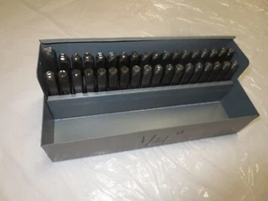 Hanson, 1/4" Steel Stamp, Letters & Figure Set - Y141 - Picture 1 of 5