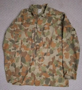 Camoflauge Shirt Mens Long Sleeve Australian Military Army ADA Some Marks - Picture 1 of 7
