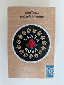 SANTA ROSA Largos Wooden Cigar Box Hand Made In Honduras - Picture 1 of 7