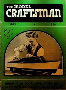 Model Craftsman Magazine May 1938 Cabin Cruiser Steam Engine Scenery - Picture 1 of 2