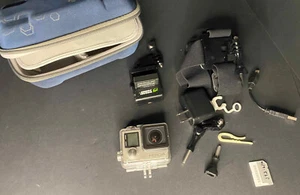 GoPro Hero 4 Silver Bundle w/ Water Proof Case + Extras & Lowepro Case - Picture 1 of 16