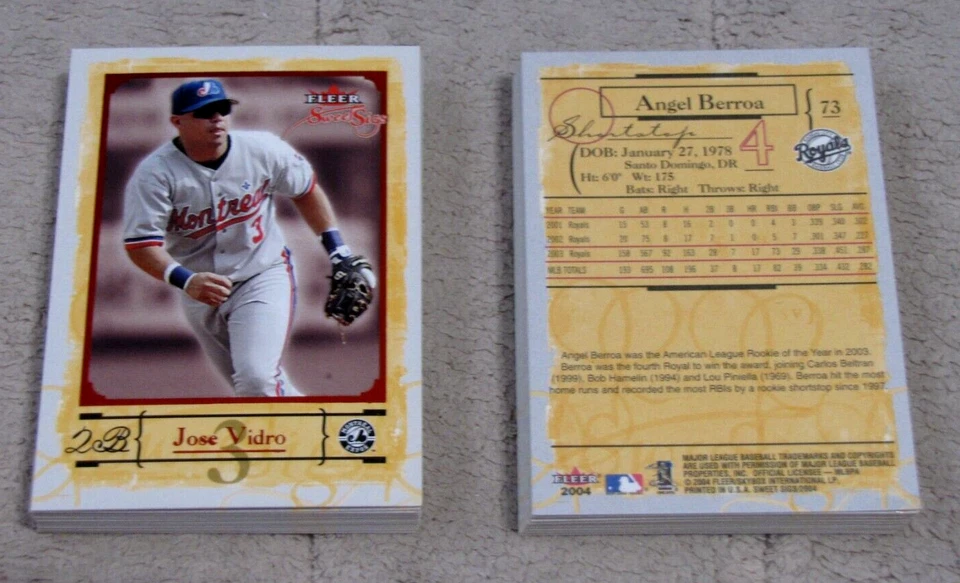 2004 Fleer Sweet Sigs Baseball  (Pick Choose Complete) - Image 1 of 2