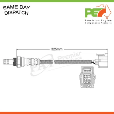 2x Sensores de oxígeno diestros y diestros posteriores al gato nuevos * OEM * para Jeep Wrangler 3,6 L Foto 1 de 4