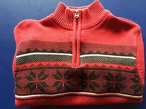Suéter rojo de manga larga para niños talla S - Imagen 1 de 2