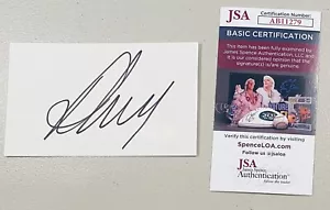 Paul Tracy Signed Autographed 3x5 Card JSA Cert Indycar CART Great - Picture 1 of 1