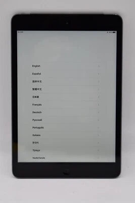 Apple iPad Mini 2 A1490 Wi-Fi + Cellular (AT&T Unlocked) 16GB SSD Space Gray - Image 1 of 4