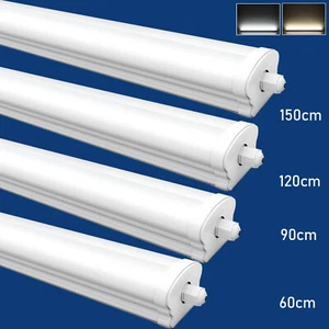 Tubo fluorescente LED lampada per ambienti umidi T8 tubo completo lampada tubolare 60/120/150 cm - Foto 1 di 21