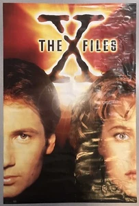 Vintage Original 1995 X-Files Mulder Scully Nahaufnahme Poster 24" x 36" - Bild 1 von 11