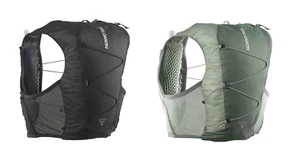 SALE! Salomon Active Skin 8L Hydration Vest Set - 100% AUTHENTIC - Free Shipping - Picture 1 of 15