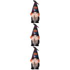  3 Pieces Plush Gnome Halloween Fireplace Rudolph Dining Table