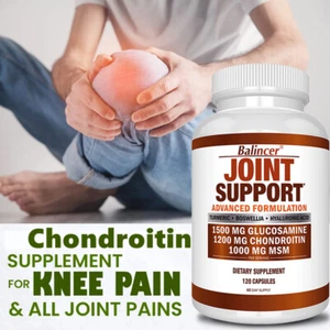 Glucosamine Sulphate Capsules - Joint & Bone Support Arthritis High Strength - Picture 1 of 11