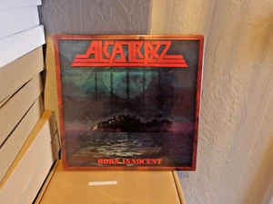 ALCATRAZZ , BORN INNOCENT, LTD EDT BLUE DOUBLE VINYL LP,HARD ROCK HEAVY METAL NE - Foto 1 di 6
