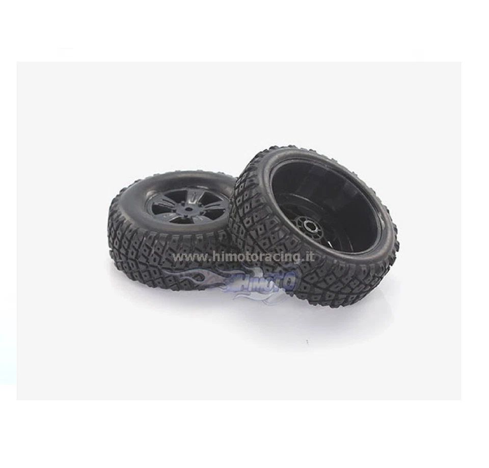 28669 Paar Räder Complete Buggy Barren Ersatzteil X Modelle 1/18 Road HIMOTO - Bild 1 von 1