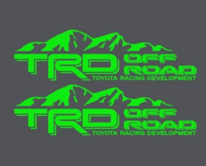 TRD Decals Stickers Toyota Racing Development Off Road Tundra Tacoma 4Runner Bed - Imagen 1 de 7