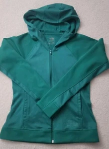 The North Face Teal Green Flash Dry Women’s Size Small Full Zip Front Pockets - Picture 1 of 9