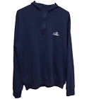 Polo Ralph Lauren Golf Sweatshirt Größe L 1/4 Reißverschluss Pullover marineblau die Virginian (D2